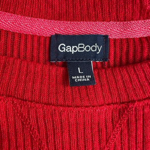 Charter Club & Gap Body Women's Size Large Set of 3 Holiday Red Long Sleeve PJ - Picture 5 of 8